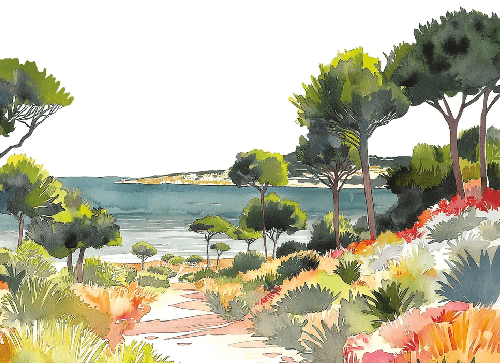 Papier peint panoramique air estival - Muralconcept