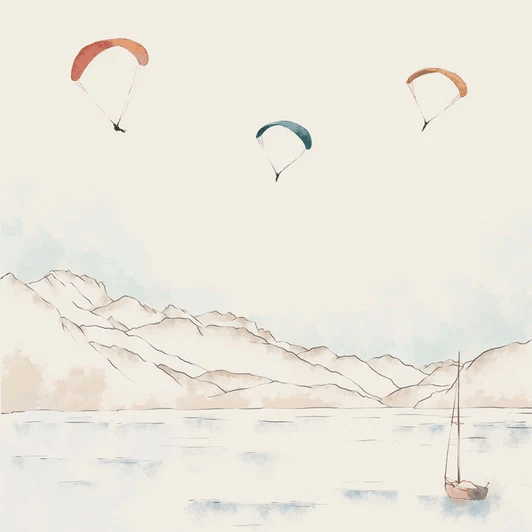 Papier peint Annecy, cimes & art - Muralconcept