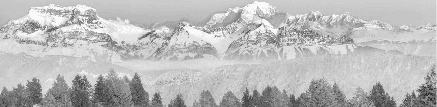 Papier peint photo - La Tournette et au delà - Muralconcept