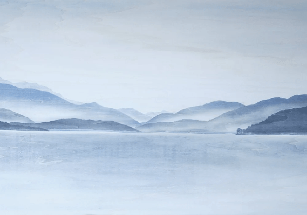 Papier peint Annecy | Les Bleus du Lac®, XXL, tendance