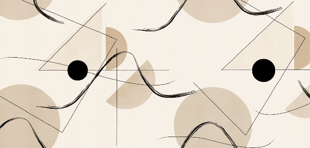 Papier peint motif graphique bold - Muralconcept