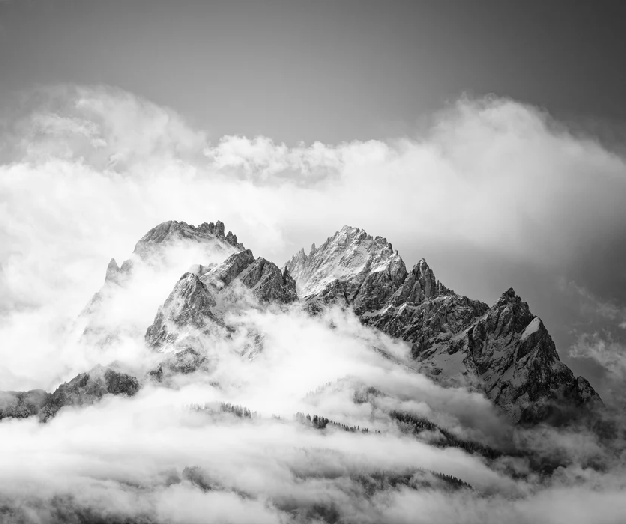 Papier peint panoramique pic Dolomites, XXL, tendance