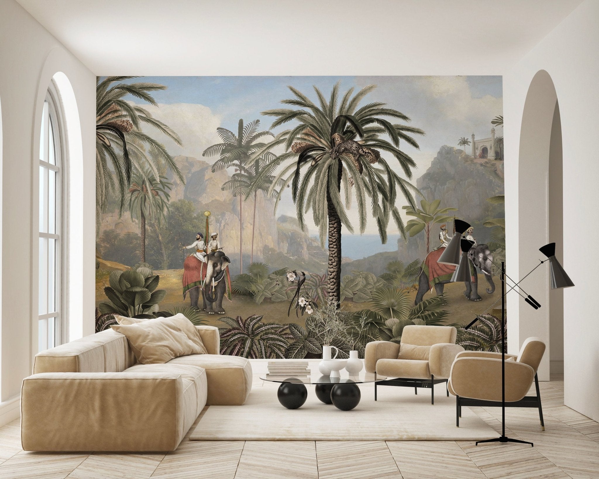 Papier peint à l'aube du Bengale, XXL, tendance