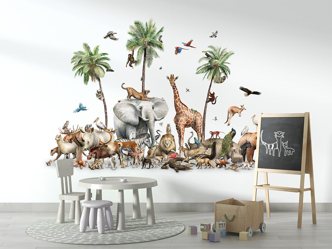 Papel pintado de Tierra de leones