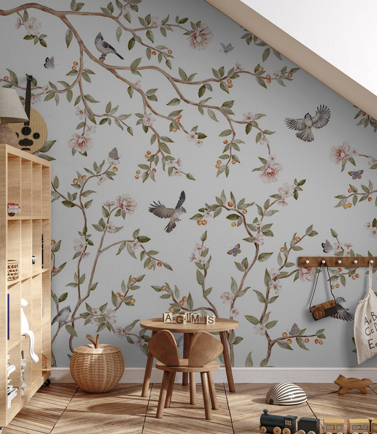 Children's bedroom wallpaper