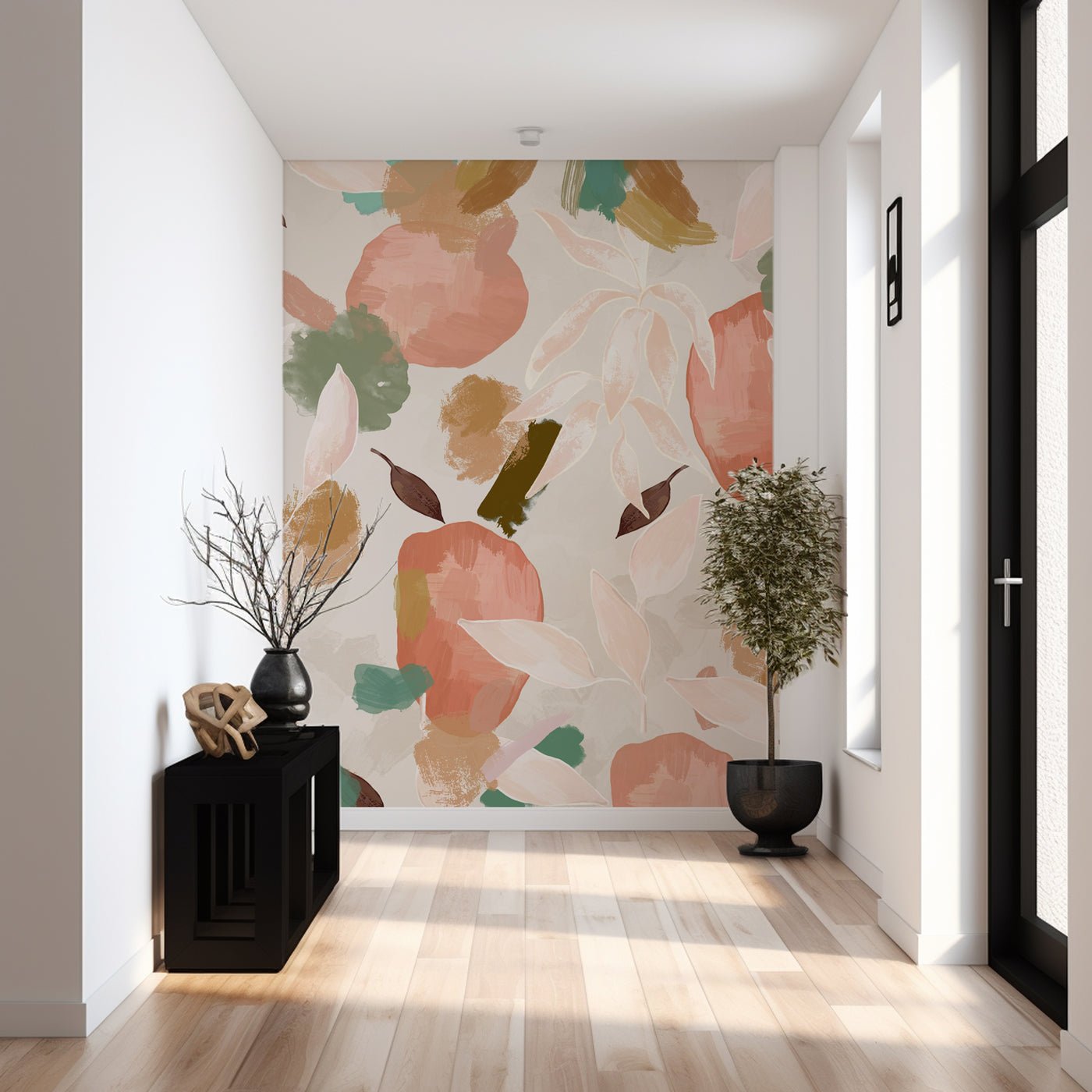 Papier peint bloom & brush, XXL, tendance