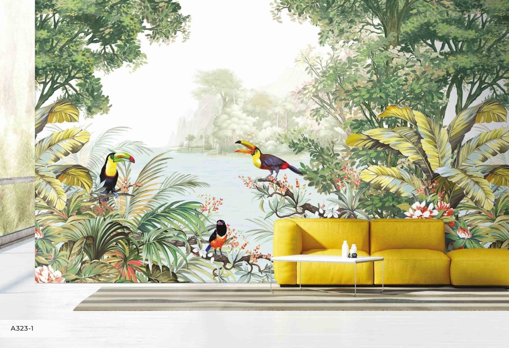 Papier peint Exotique Toucan - Muralconcept