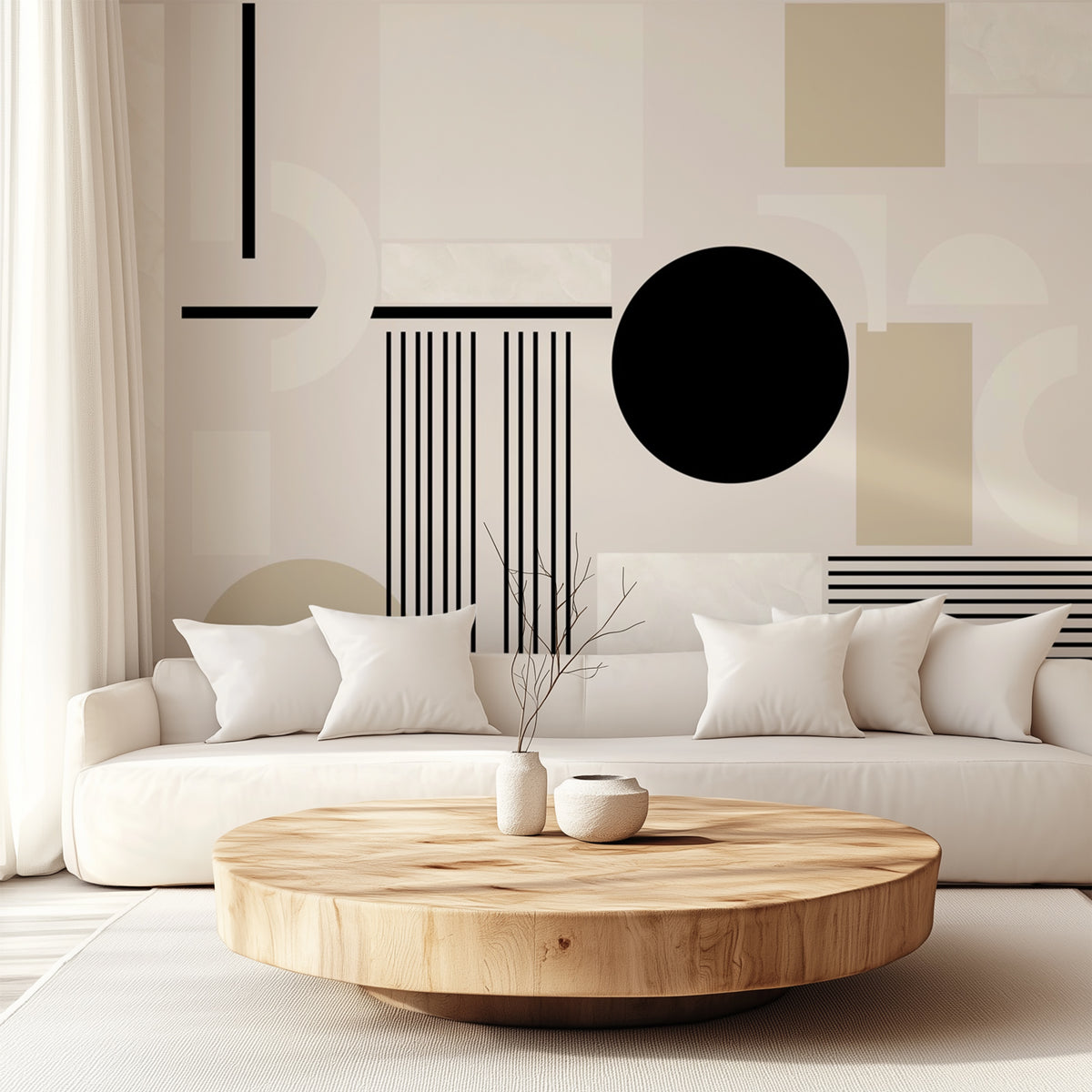 Retro slate green graphic wallpaper