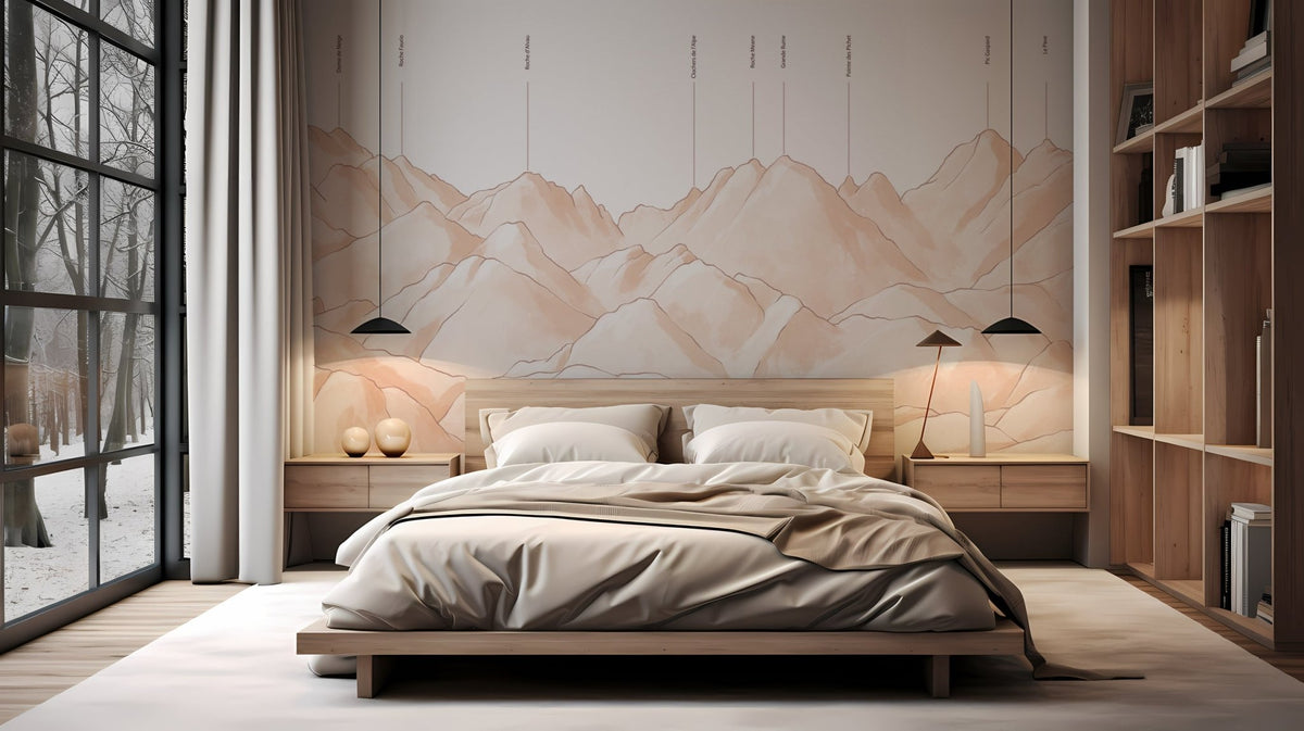 Papel pintado de terracota Massif des Écrins