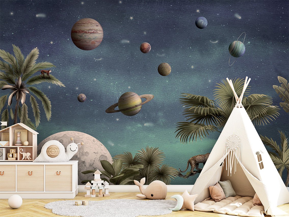 Tapete Planeten und Raubtiere