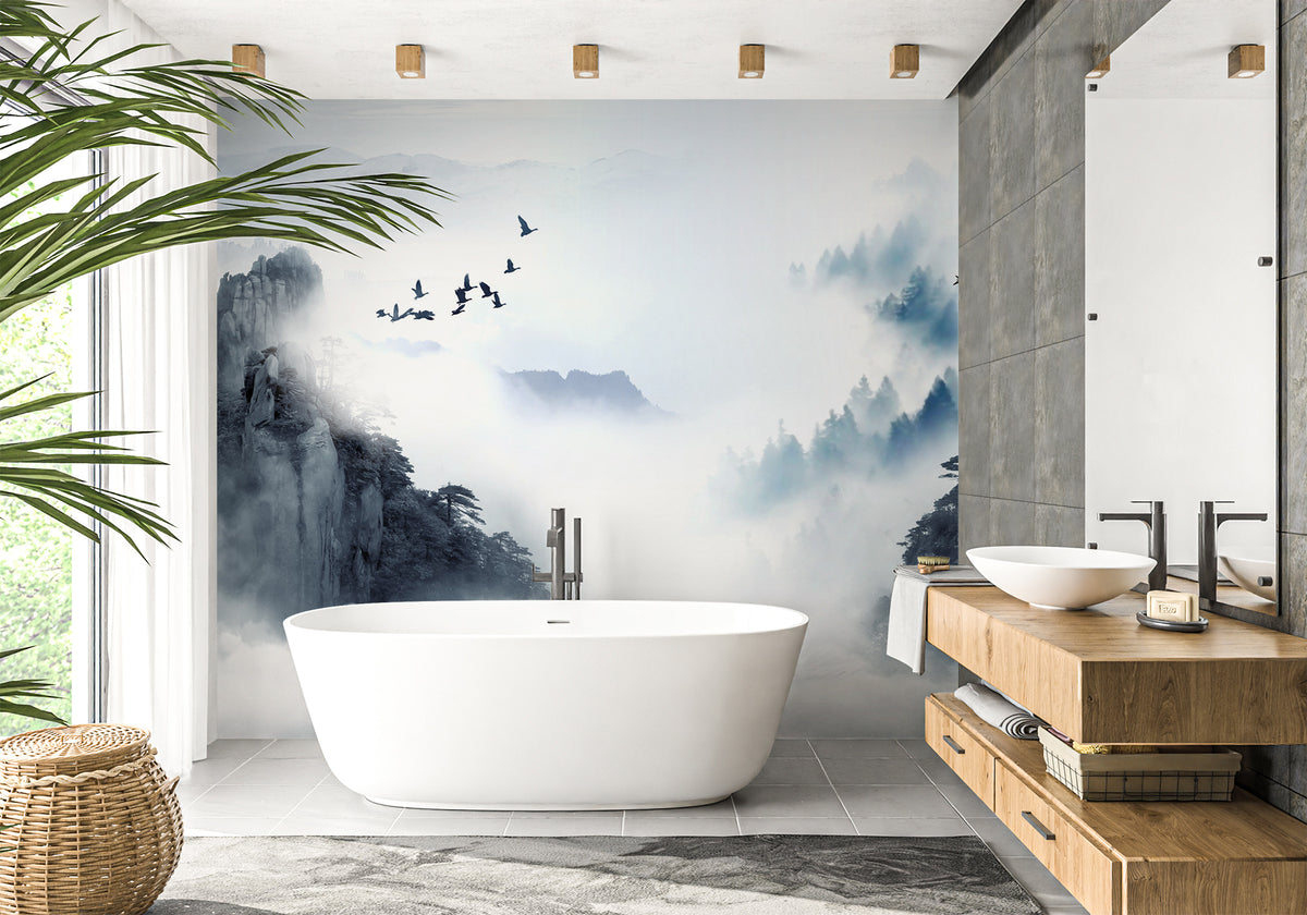 Papel pintado de baño Daybreak en China