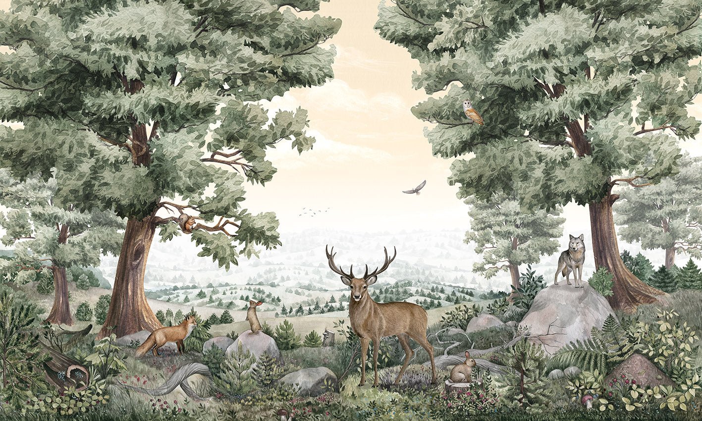 Tapete Leben der Tiere