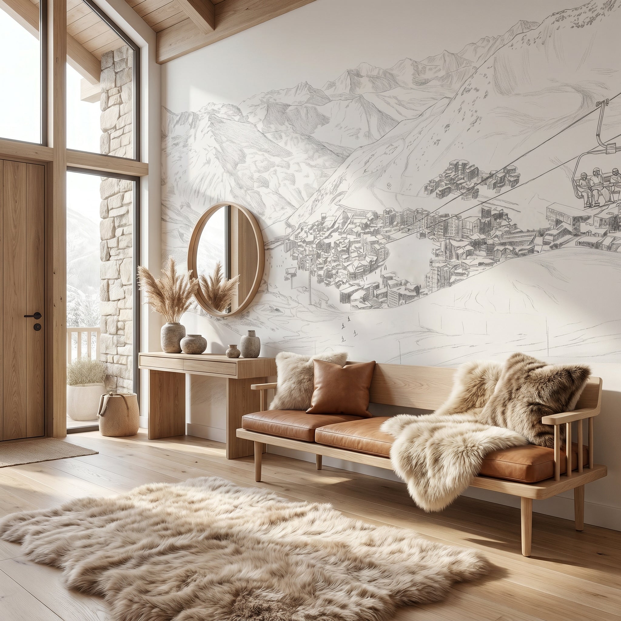 Panoramic Wallpaper - Val Thorens