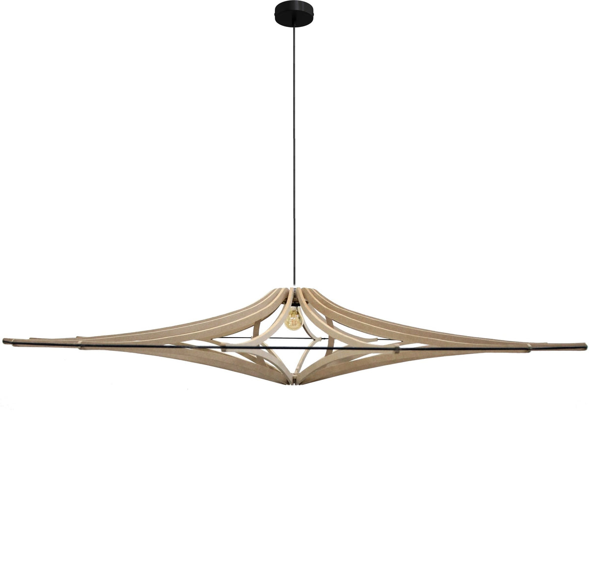 Holzdesign Leuchte Suspension