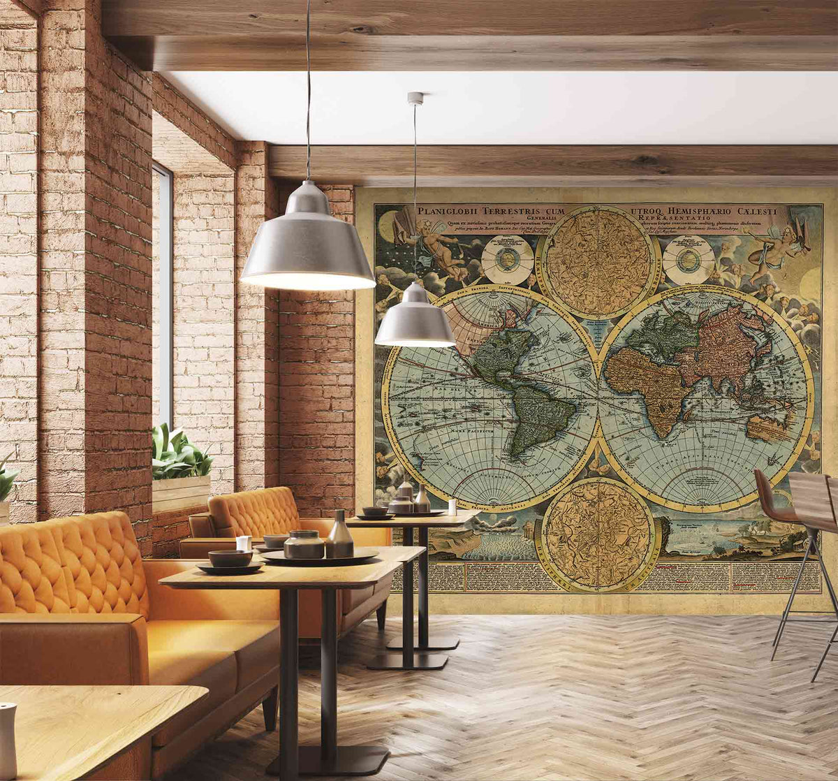 World map globe wallpaper