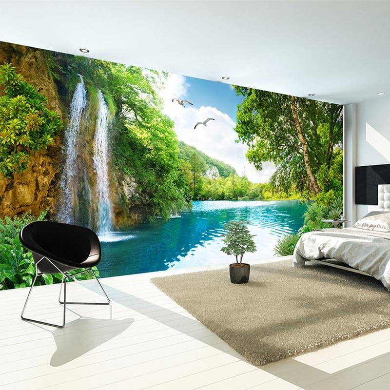 Papier peint Cascade détente - papier peint sur mesure francais - muralconcept