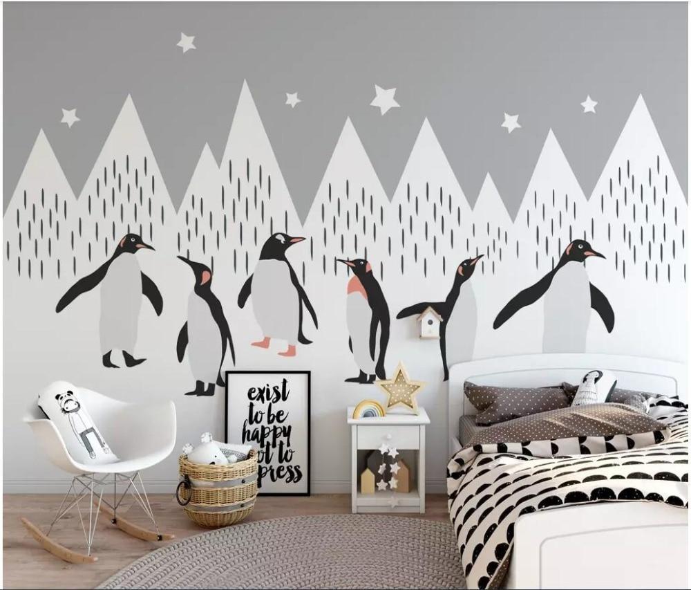 Papel pintado de pingüinos de Cittle