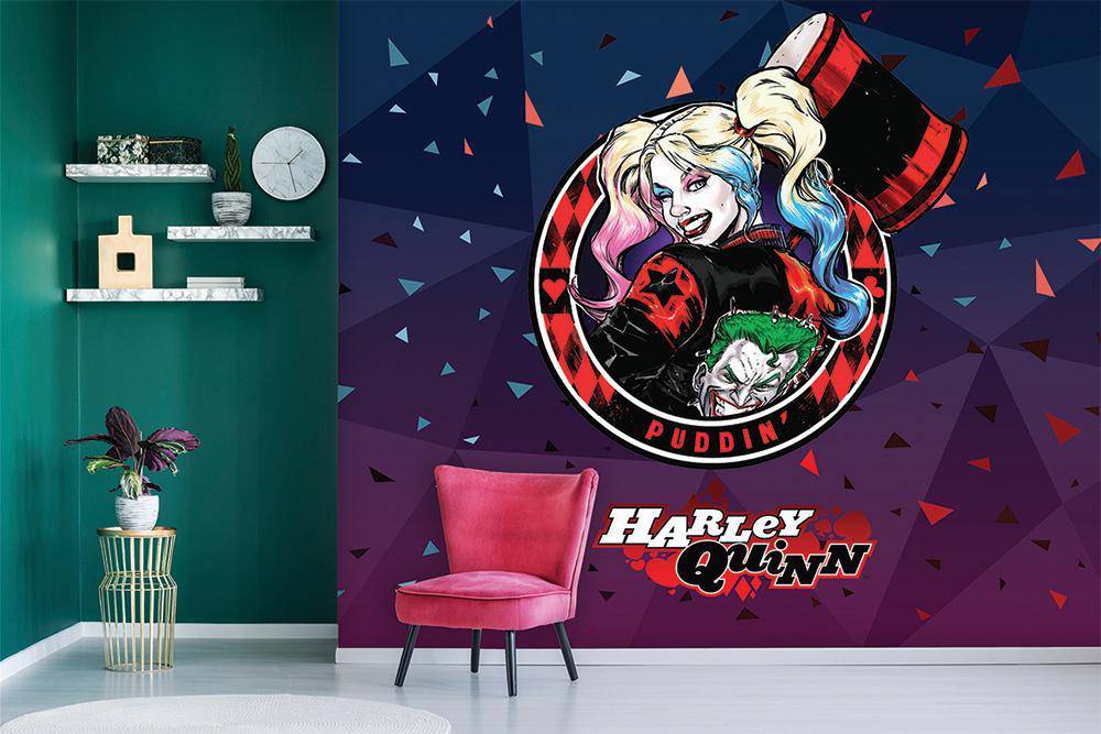 Comic-Panorama-Tapete Harley Quinn Pop-Rock-Ikone