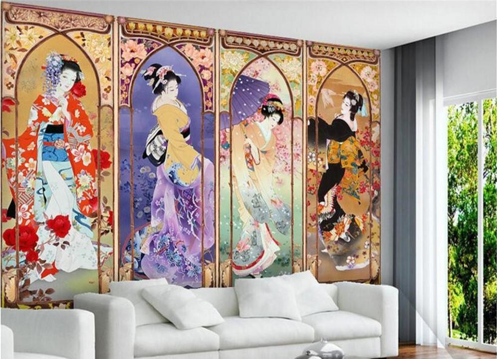 Papel tapiz de belleza japonés