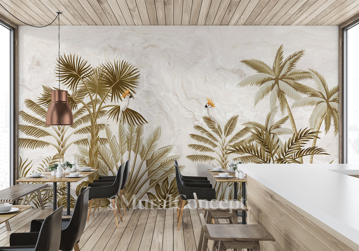 Wallpaper bistro jungle tamarindo