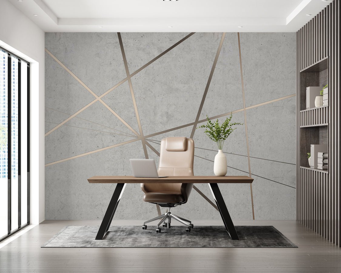 Design and graphic panoramic wallpaper