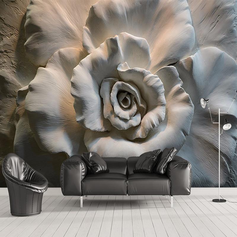 Flower Wallpaper 3D Sculpture