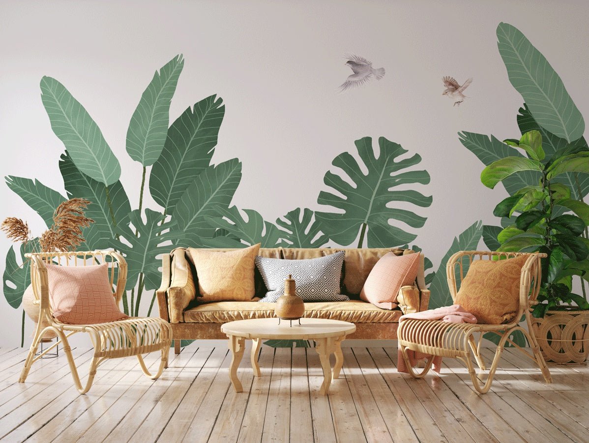 Papel pintado de Banana tree essence jungle