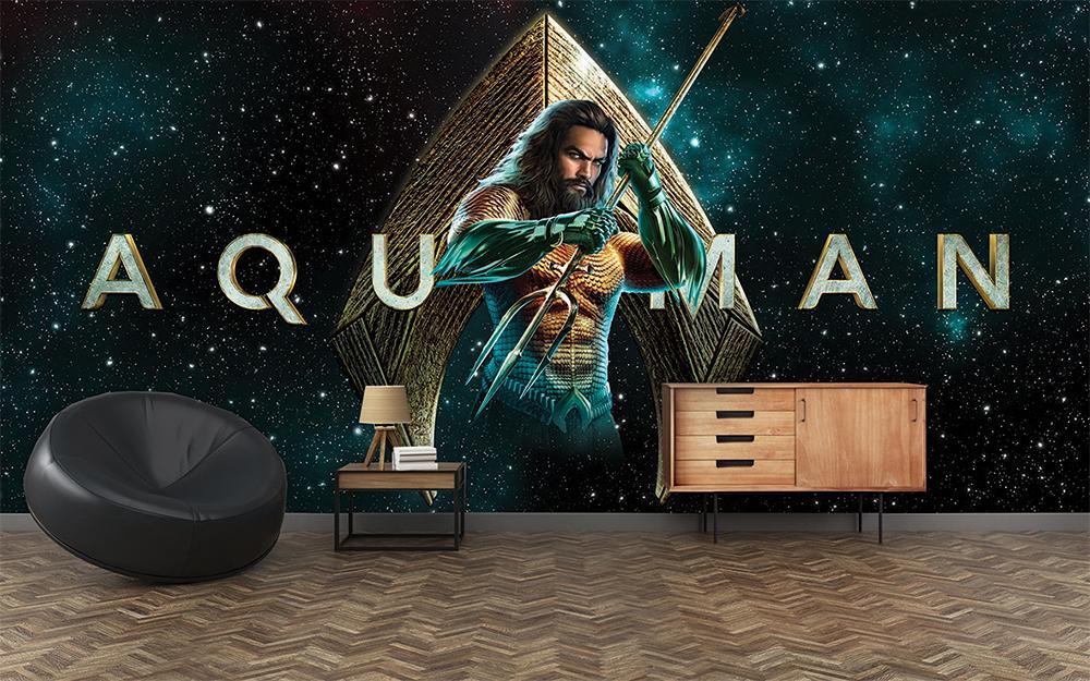 Panoramic wallpaper hero aquaman galactic universe triton