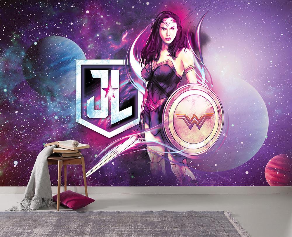 Papel pintado panorámico Wonderwoman galaxy heroine