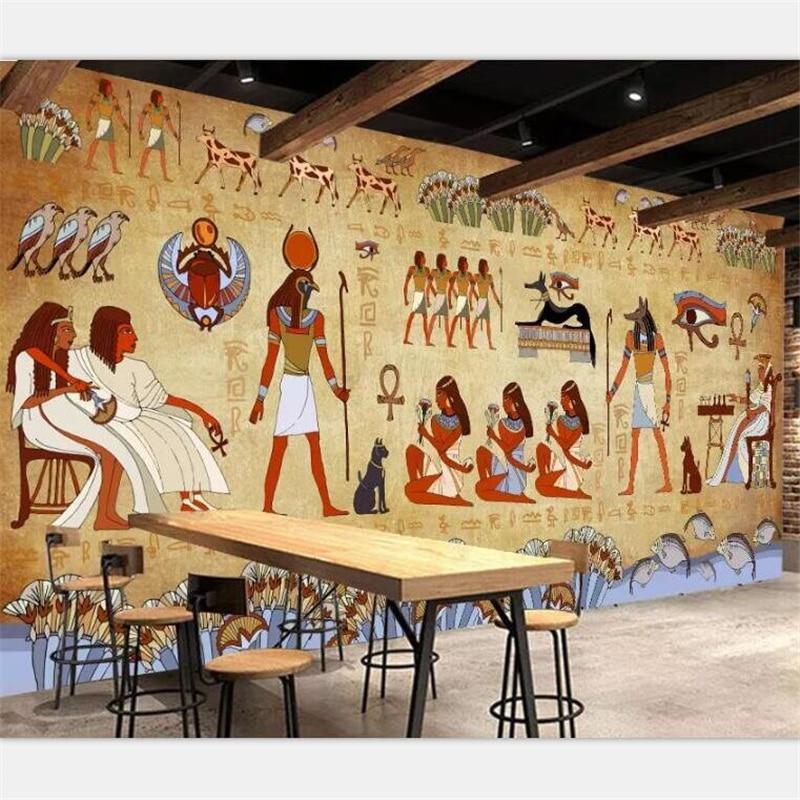 Papier peint Pharaon Egypte - papier peint sur mesure francais - muralconcept