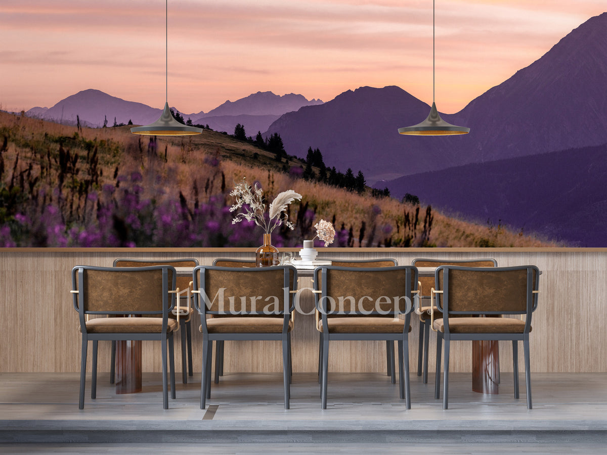 Giffre Massif Restaurant Wallpaper