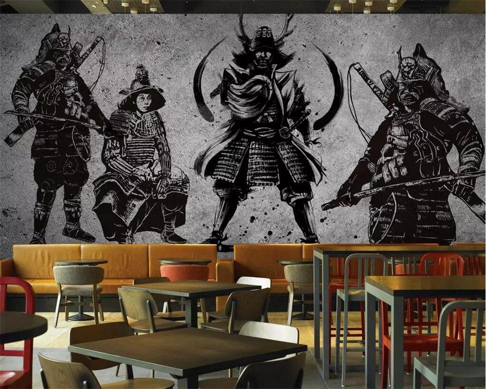Papier peint Samouraï Japon - papier peint sur mesure francais - muralconcept